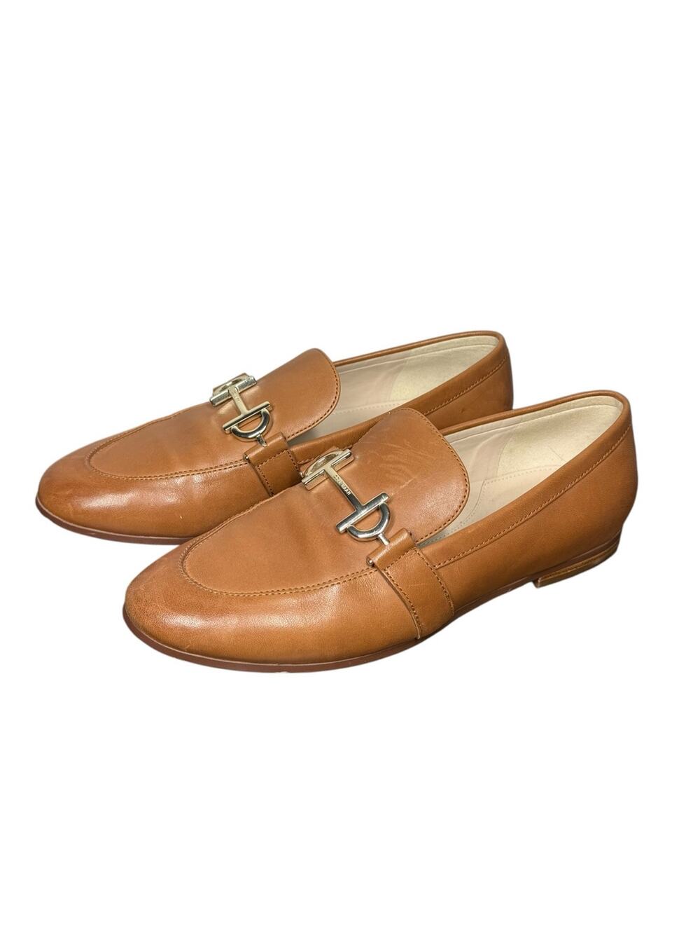 Cole Haan Grandseries Tan Leather Modern Classics Loafers Women's 9.5 Narrow